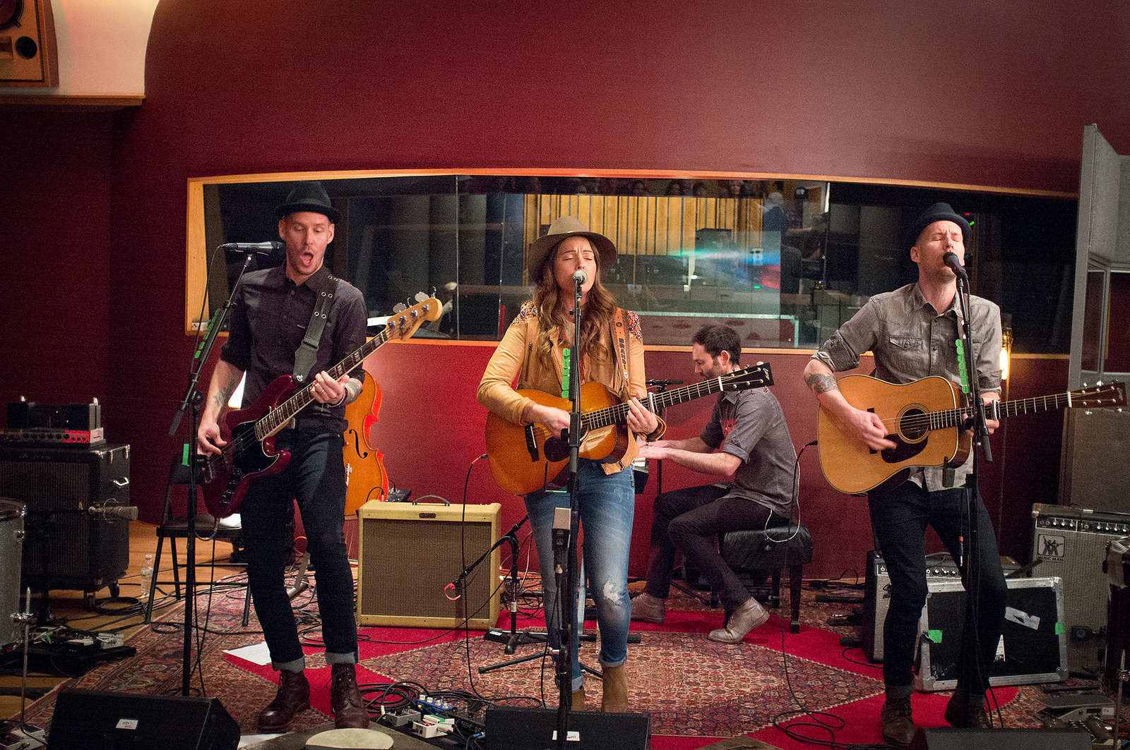 Brandi Carlile and band at Electric Lady Studios