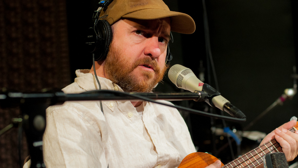 Stephin Merritt of The Magnetic Fields (photo by Joe Grimaldi for WFUV)