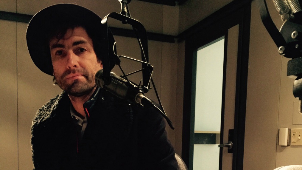Guest DJ Andrew Bird at WFUV (photo by Rita Houston) Guest DJ Andrew Bird at WFUV (photo by Rita Houston)