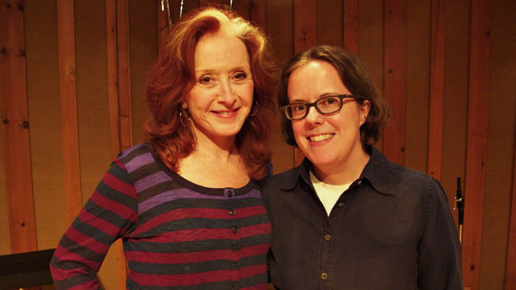 Bonnie Raitt with FUV's Sarah Wardrop in 2012