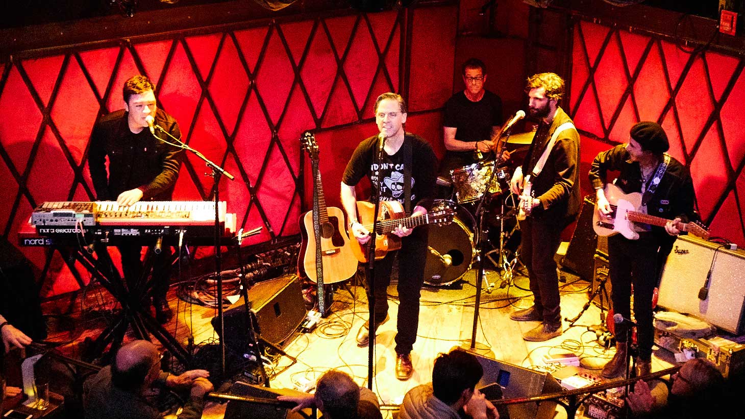 Calexico in an FUV Live performance at Rockwood Music Hall (photo by Gus Philippas)