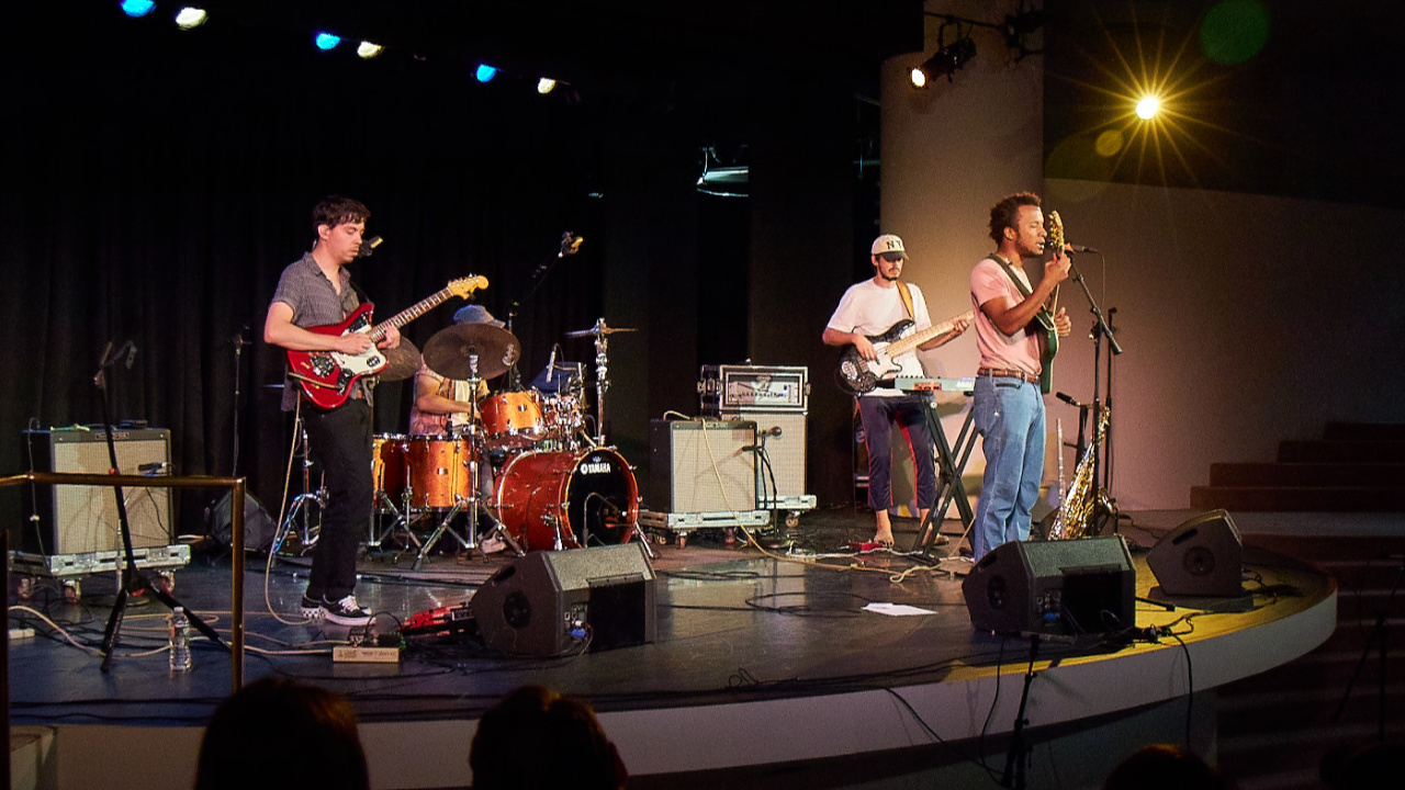 Cautious Clay at the Guggenheim Museum (photo by Gus Philippas/WFUV)