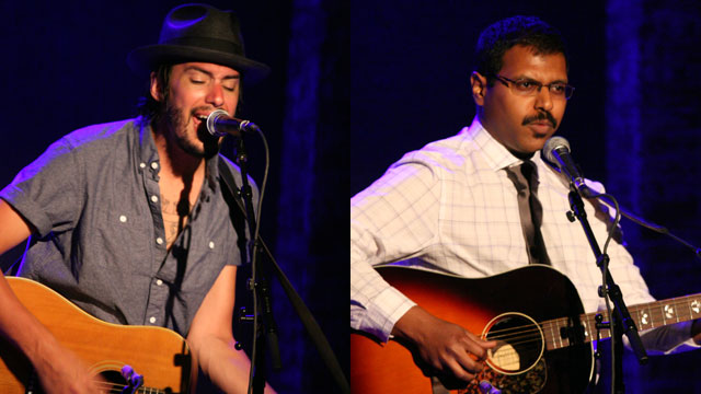 FUV Live with Cory Chisel and Bhi Bhiman at City Winery (photos by Laura Fedele/WFUV)