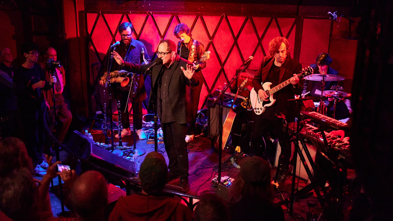 Craig Finn and The Uptown Controllers at Rockwood Music Hall (photo by Gus Philippas/WFUV)