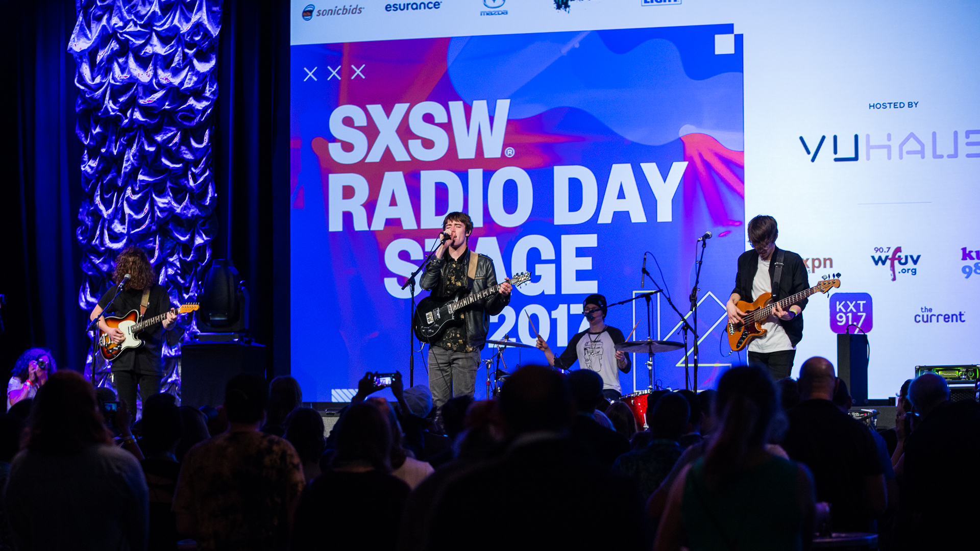 Hippo Campus at the SXSW Radio Day Stage, powered by VuHaus.
