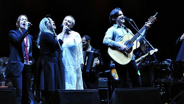 Listen to 'Holiday Cheer for FUV: Live from The Beacon Theatre' with Conor Oberst and friends. Suzanne Vega, Natalie Merchant, Laura Marling and Conor Oberst (photo by Neil Swanson)