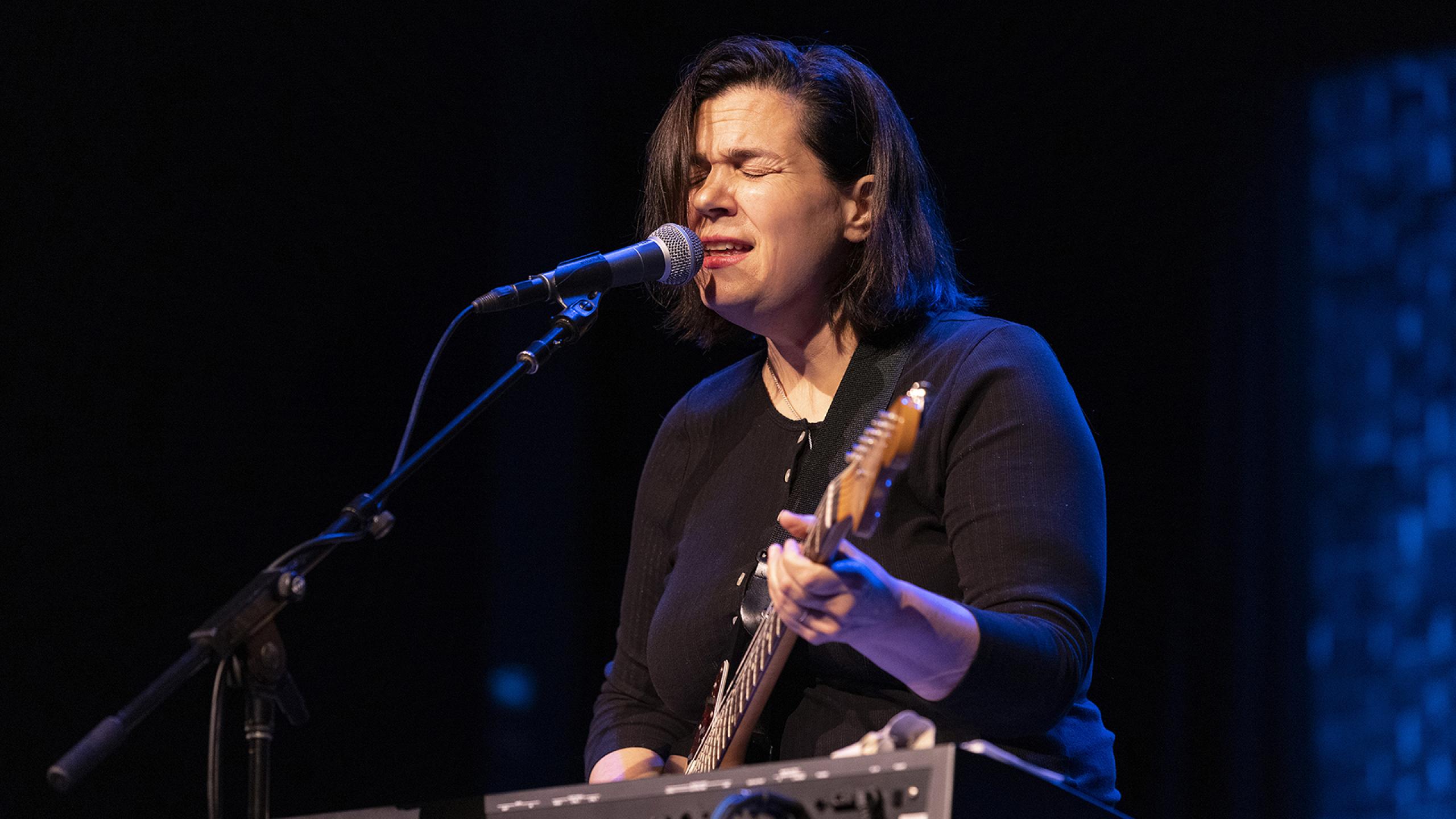 Jennifer O'Connor at The Sheen Center (photo by Gus Philippas/WFUV)