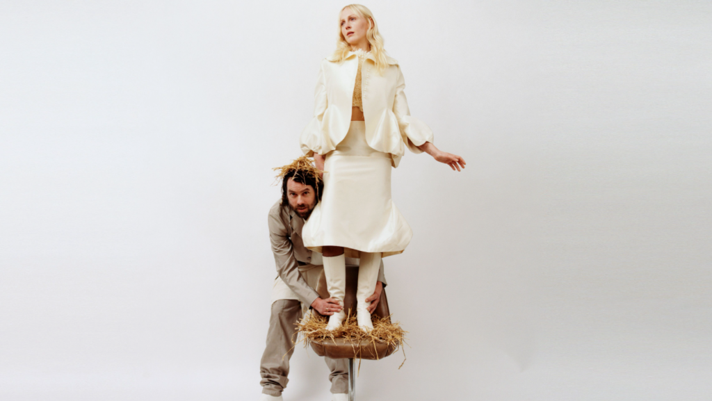 LUMP's Mike Lindsay and Laura Marling (photo by Steph Wilson, PR)