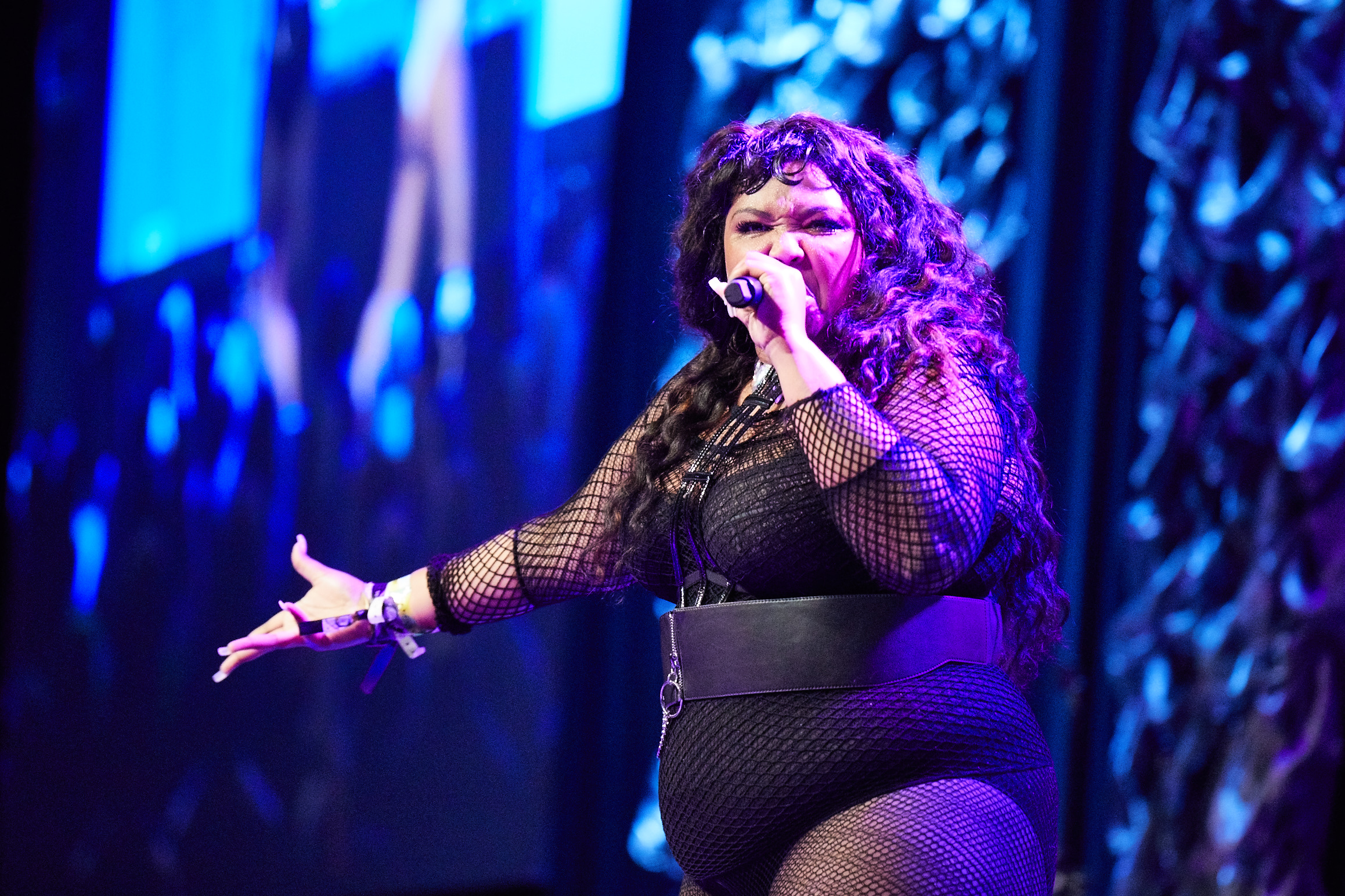 Lizzo at the SXSW Radio Day Stage, powered by VuHaus.