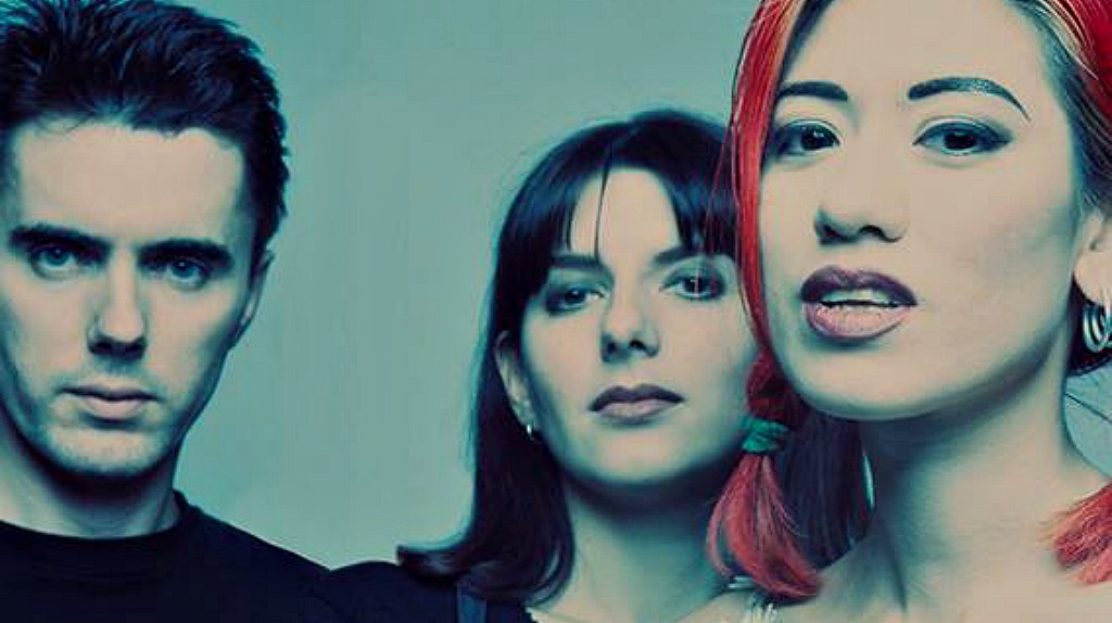 Lush's Phil King, Emma Anderson and Miki Berenyi (courtesy of the artist, Facebook.com)