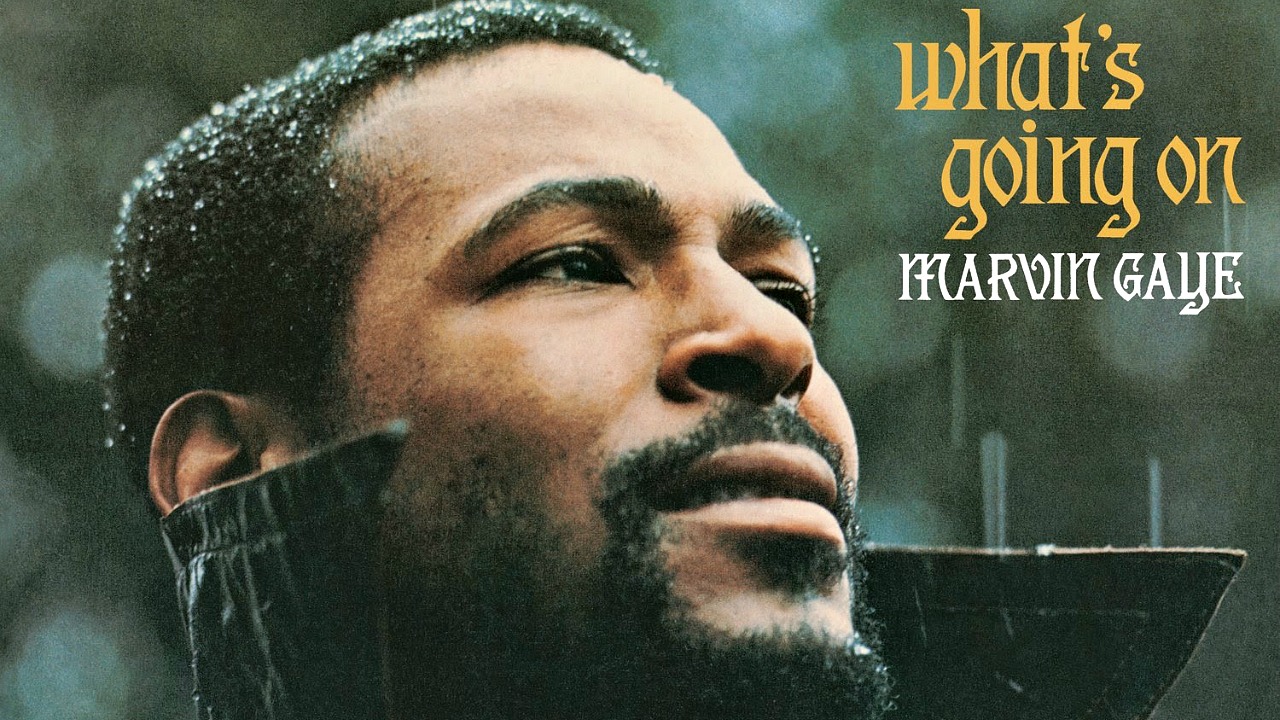 Marvin Gaye's 'What's Going On' album cover. Marvin Gaye's 'What's Going On' album cover.