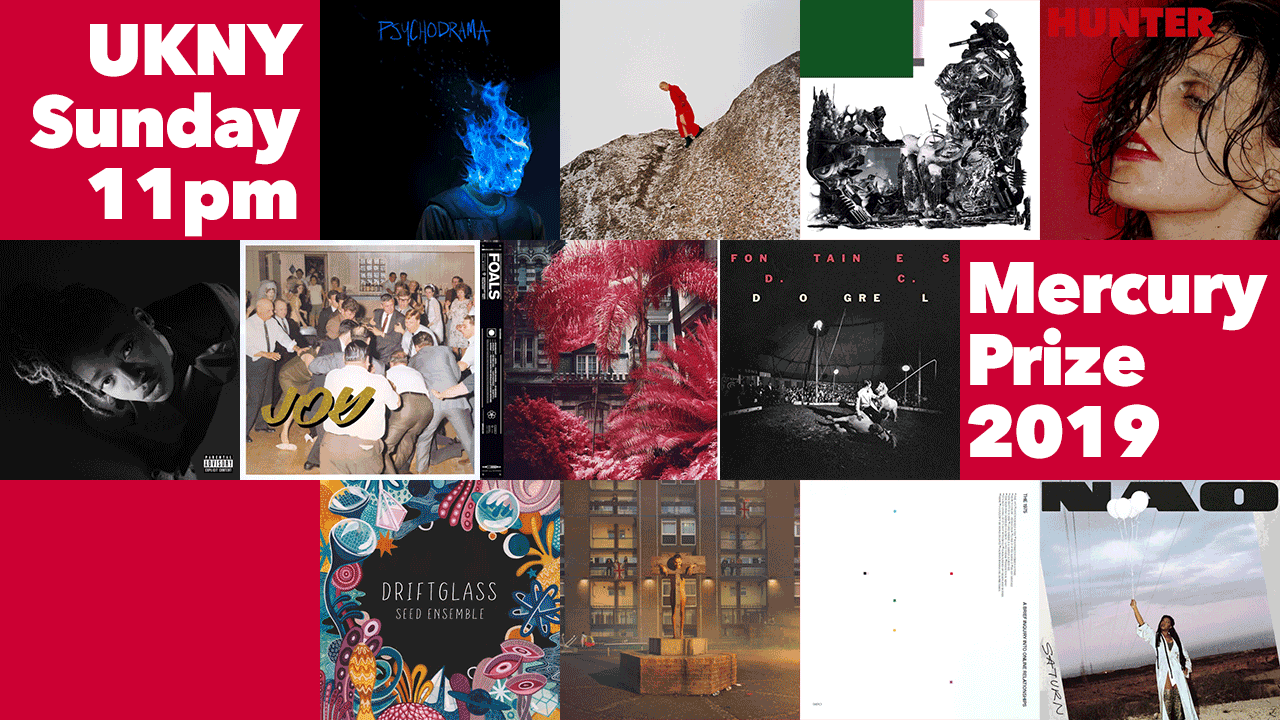 The albums nominated for the 2019 Mercury Prize (collage by Laura Fedele for WFUV)