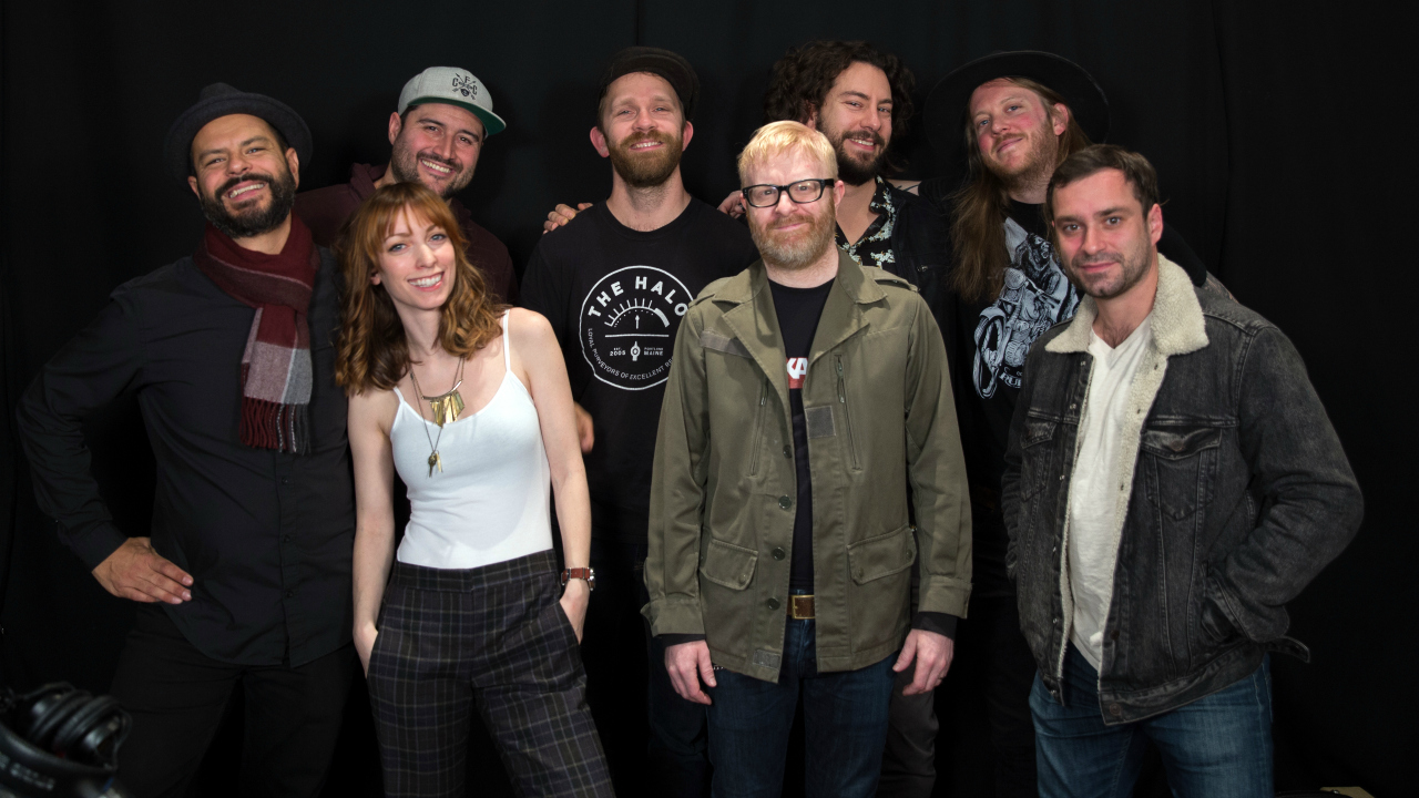 Sister Sparrow in Studio A (photo by Nora Doyle/WFUV)