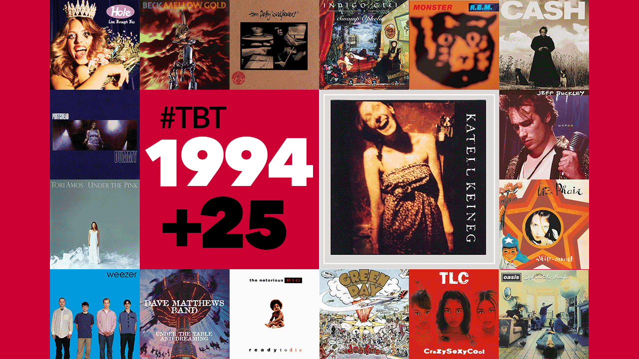 #TBT 1994 (collage of album covers by Laura Fedele, WFUV)