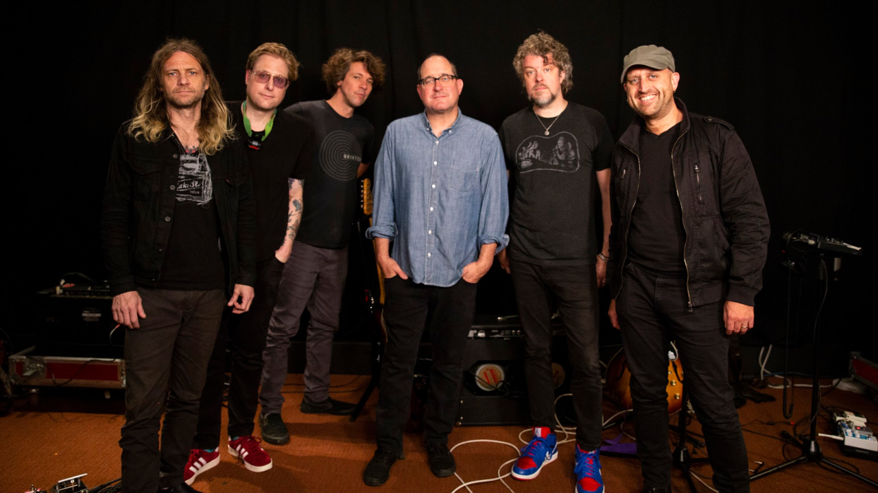 The Hold Steady in Studio A (photo by Steven Ruggiero/WFUV)