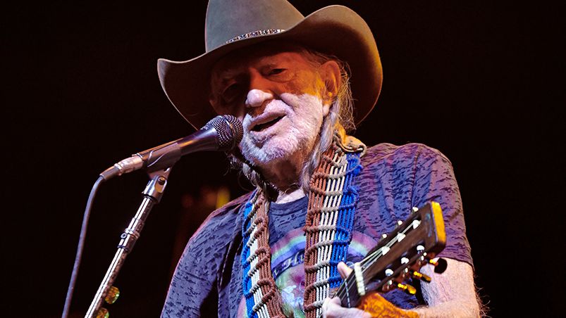 Willie Nelson at Celebrate Brooklyn (photo by Gus Philippas/WFUV)