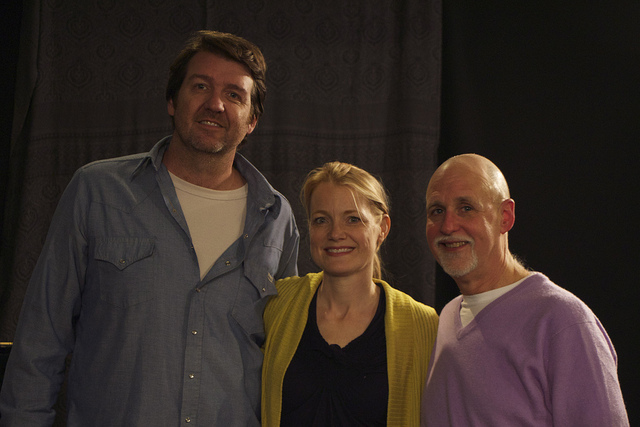 Bruce Robison, Kelly Willis, and John Platt, photo by Deirdre Hynes