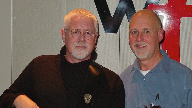 Bruce Cockburn with DJ John Platt