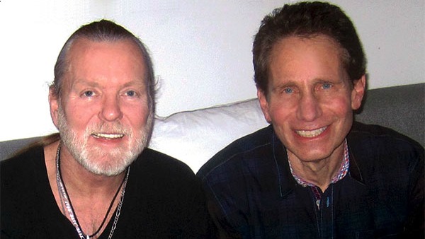 Gregg Allman with Dennis Elsas (photo courtesy of Dennis Elsas)