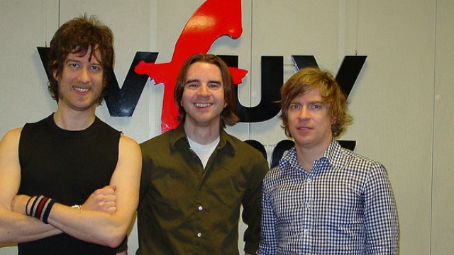 Russ Borris with Nada Surf at WFUV