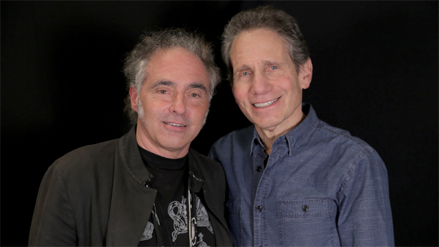 Nils Lofgren with Dennis Elsas photo Deirdre Hynes