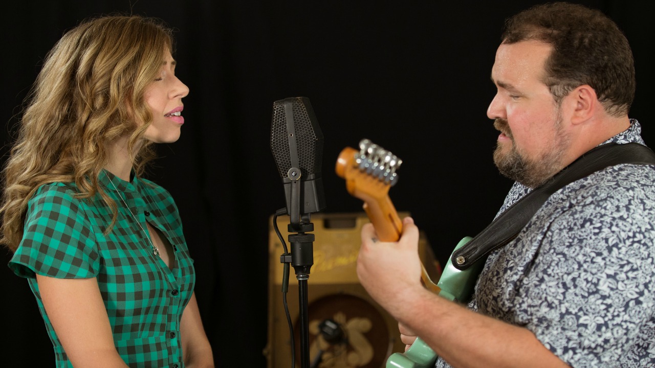 Rachael and Vilray at WFUV (photo by Jeffrey Pelayo)