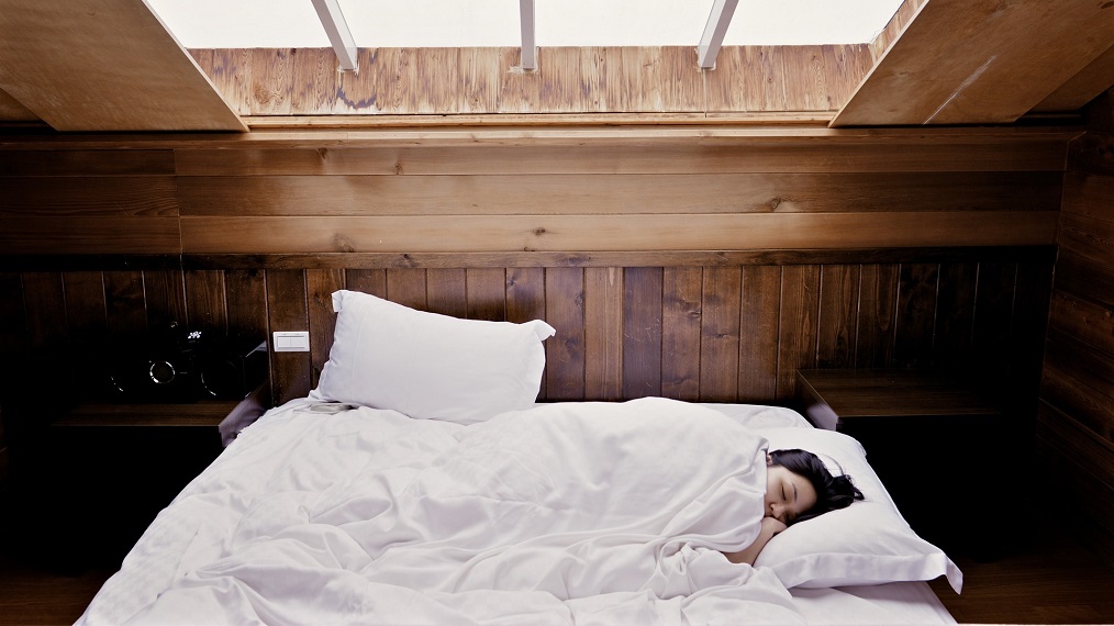 woman in bed