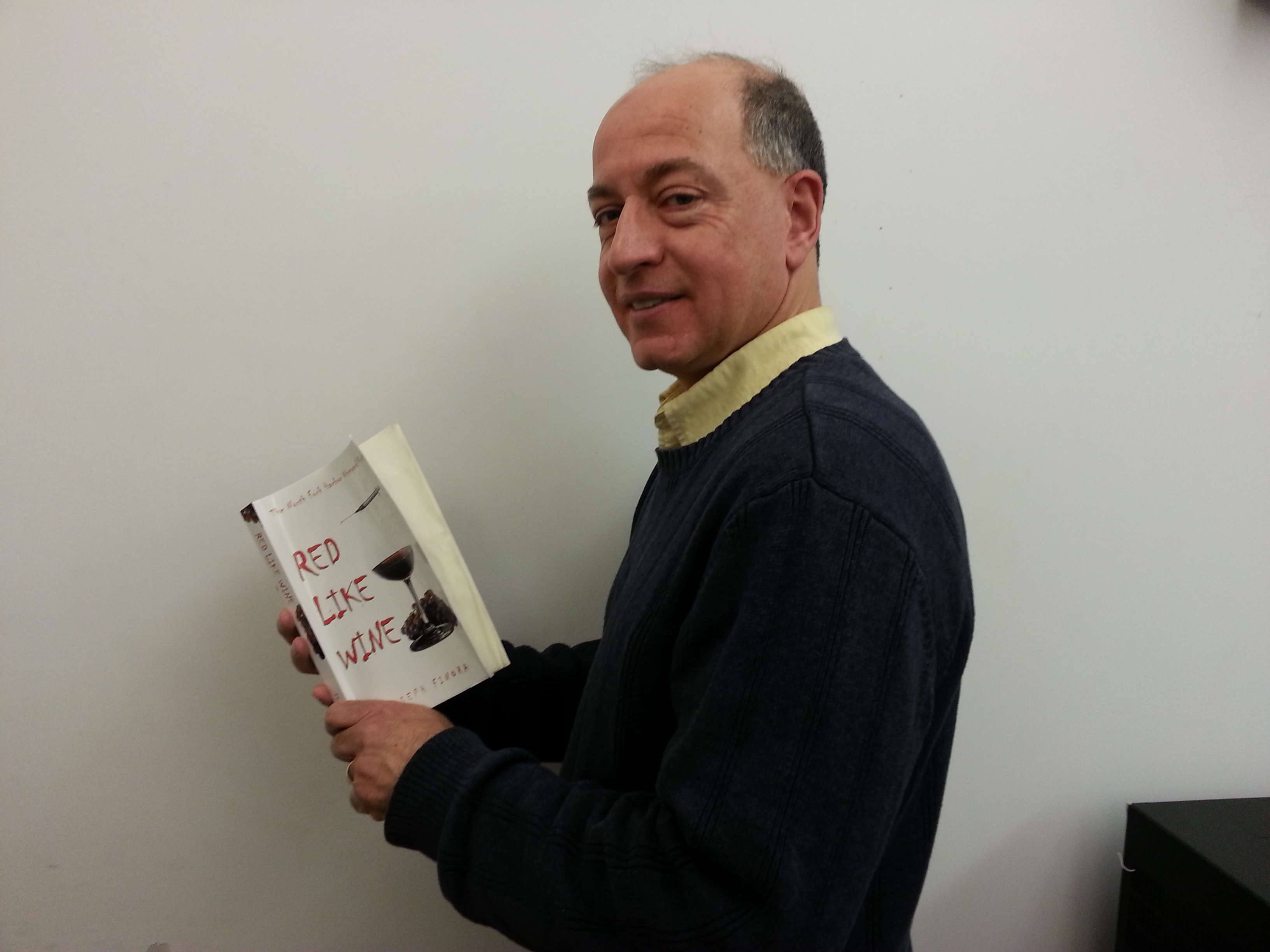 Author Joseph Finora's book Red Like Wine