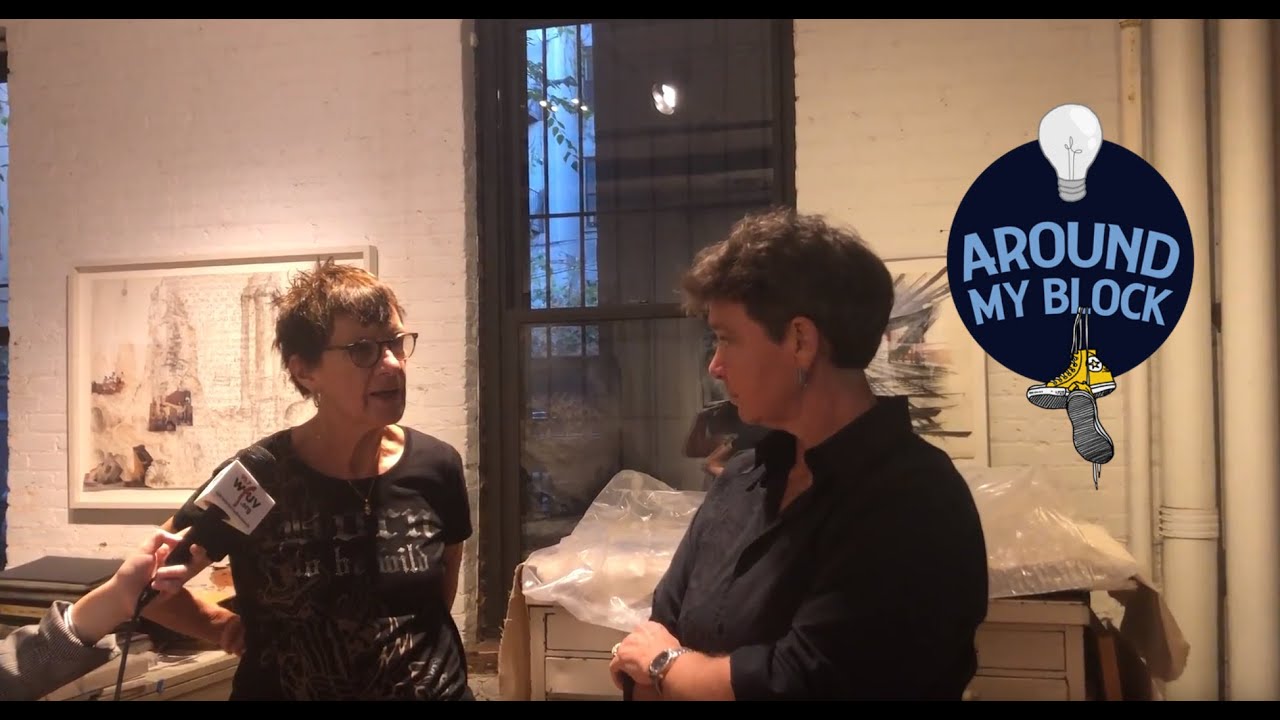 Bronx Art Space's Linda Cunningham and Sabine Schumacher