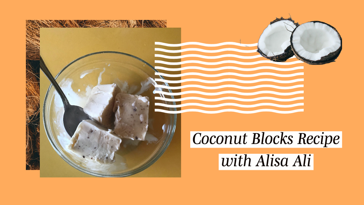 WFUV Midday Host Alisa Ali shows us how to create coconut blocks, a cold popsicle-like dish that is both sweet and refreshing.