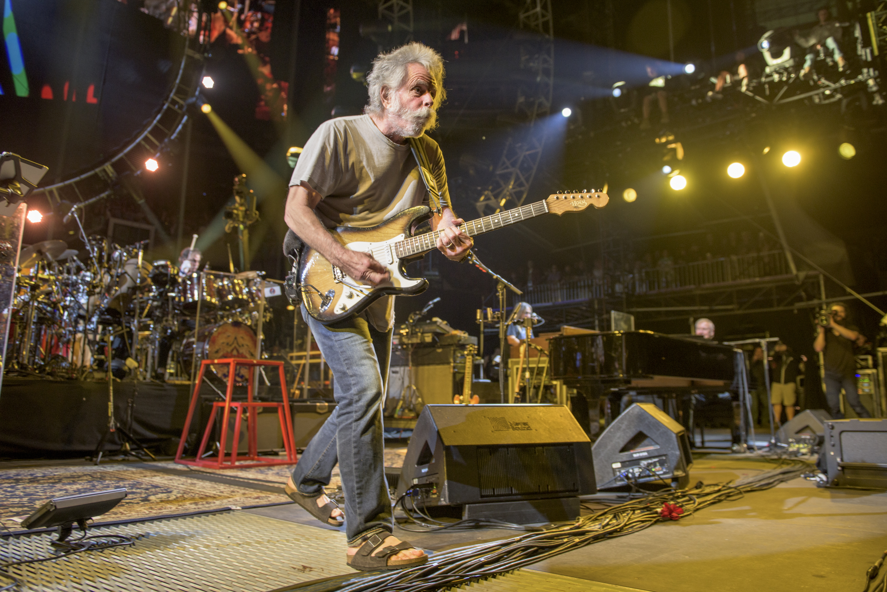 Bob Weir of The Grateful Dead perform at Grateful Dead Fare Thee Well Show at Soldier Field on Saturday, July 4, 2015, in Chicago, Ill.