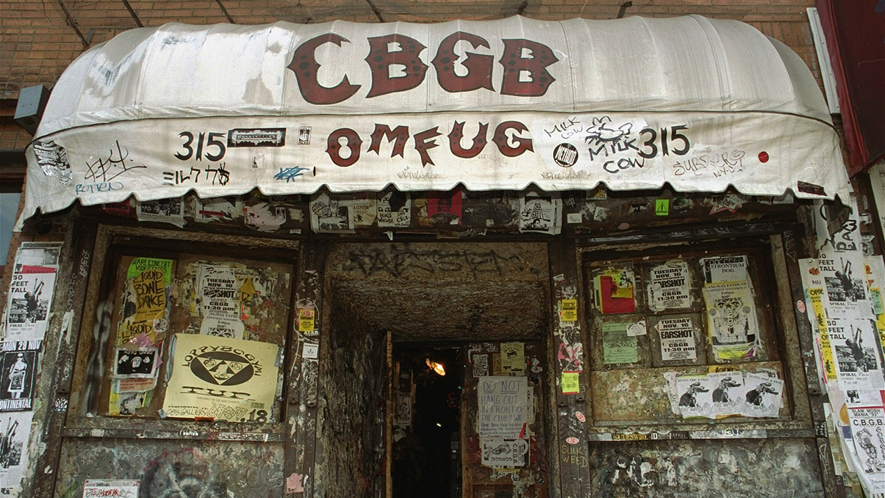 CBGB's exterior 1993 (AP Photo/Jim Cooper)