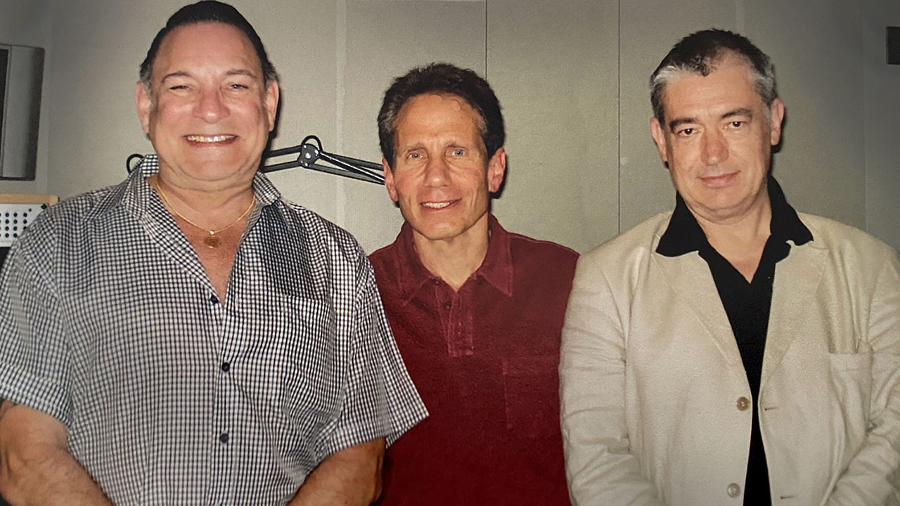 Robert Gordon and Chris Spedding with Dennis Elsas at WFUV (photo courtesy of Dennis Elsas) Robert Gordon and Chris Spedding with Dennis Elsas at WFUV (photo courtesy of Dennis Elsas)