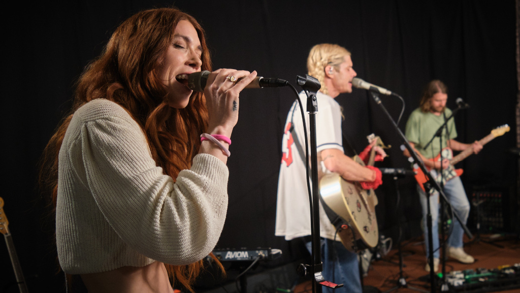 Grouplove (photo by Gus Philippas for WFUV)