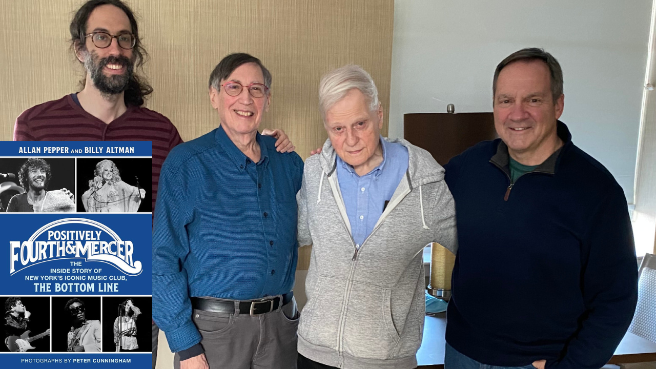 Jeremy Rainer, Billy Altman, Allan Pepper and Don McGee (photo by Joyce Altman)