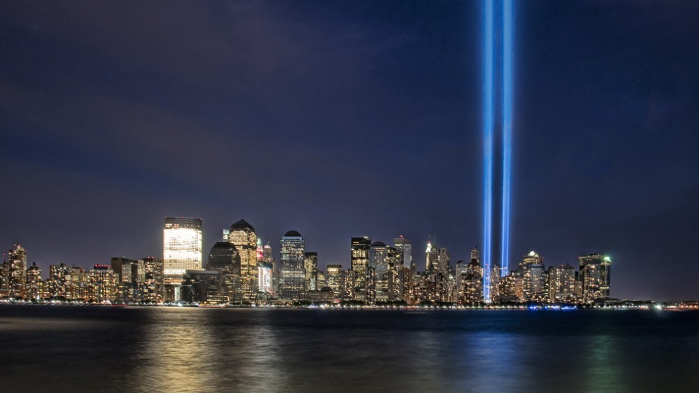 Tribute in Light, September 11, 2010 (Wikimedia)
