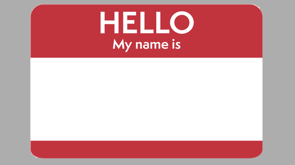 hello my name is sticker