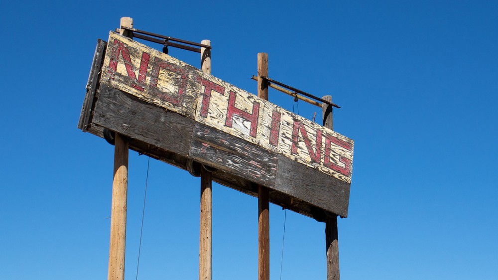 Billboard &quot;Nothing&quot;