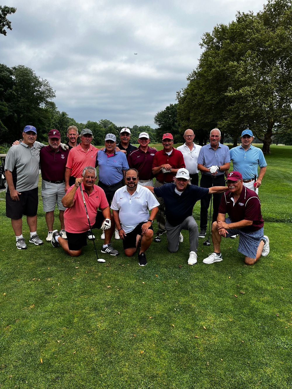 Members of the 1978 Fordham championship baseball team travelled from across the country for a reunion at the Froggy Open on August 7. 