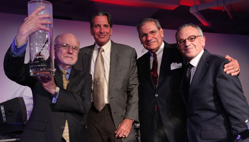 Ralph accepts an award at the WFUV Gala