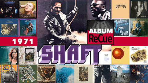 Album ReCue 1971: Isaac Hayes's Shaft (collage by Laura Fedele)