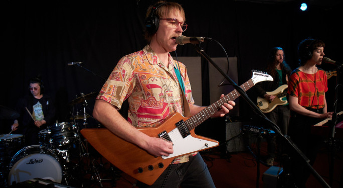 Frankie Sunswept &amp; The Silver Moons (photo by Gus Philippas for WFUV)
