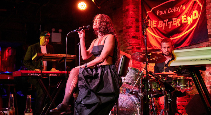 Kelsey Lu and band (photo by Gus Philippas for FUV)