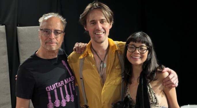 Paul Cavalconte, Reeve Carney and Eve Noblezada (photo by Jeremy Rainer for FUV)