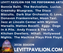 Levitt Pavilion: Summer 2026